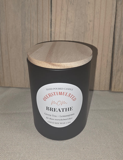 Hand Poured Coco Soy Wax Candle with Wood Wick